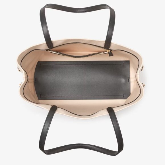 Kate Spade New York Fresh Picks Canvas Tote - Flowers Puzzle Cute - Picture 4 of 8